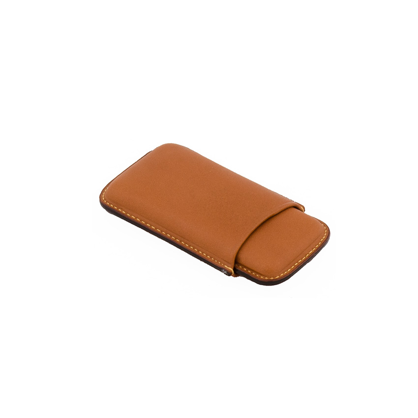 Cigarillos Case (4 Cigarillos) Brown Leather